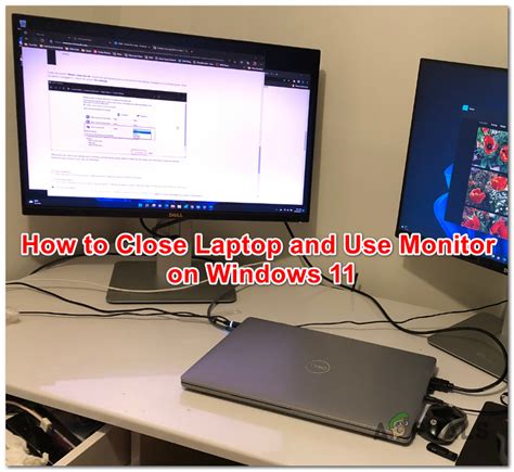 keep monitor on when laptop is closed windows 11